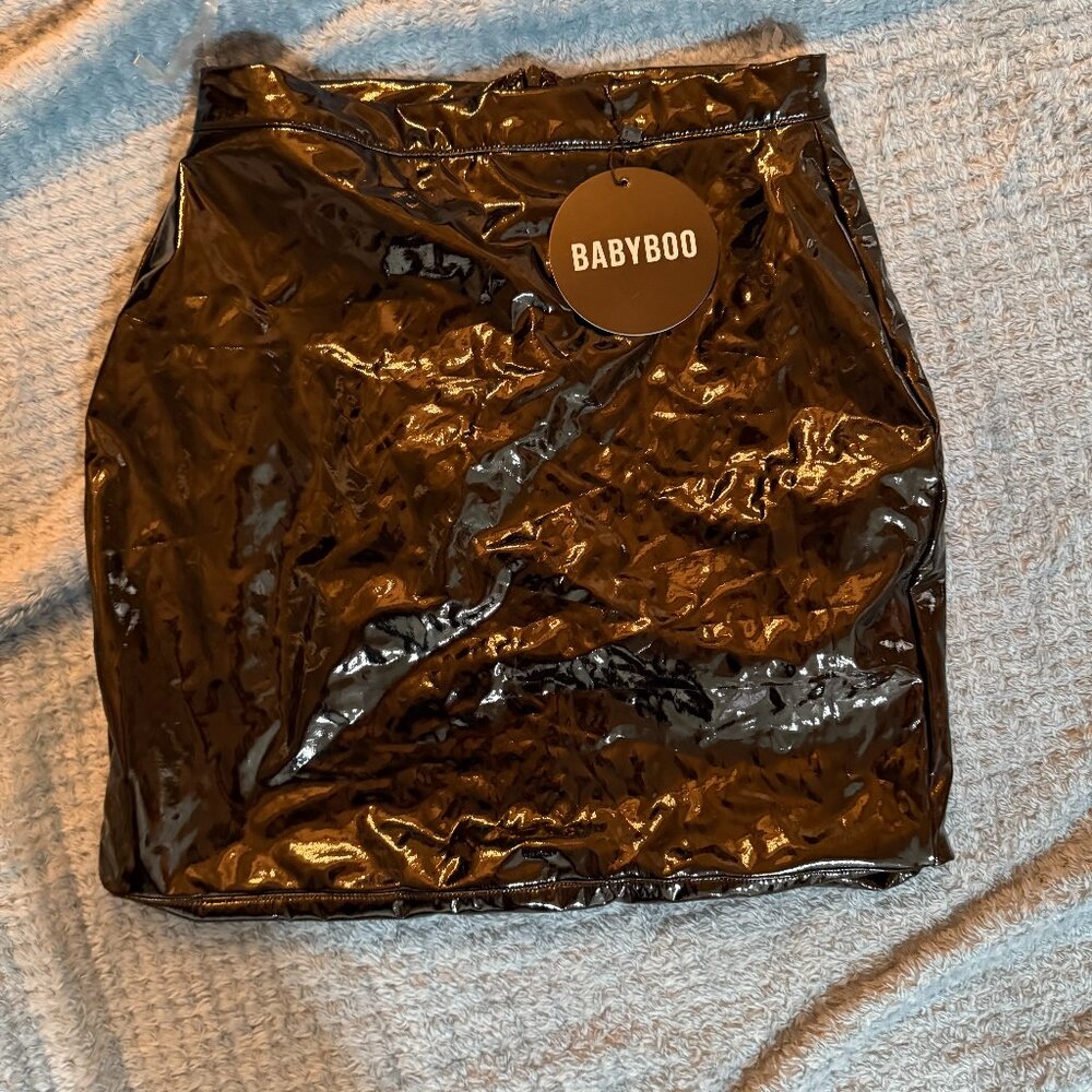 Babyboo Paten Leather Skirt Size S